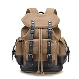 Mochila De Viagem Impermeável Em Lona Encerada Ventura Khaki