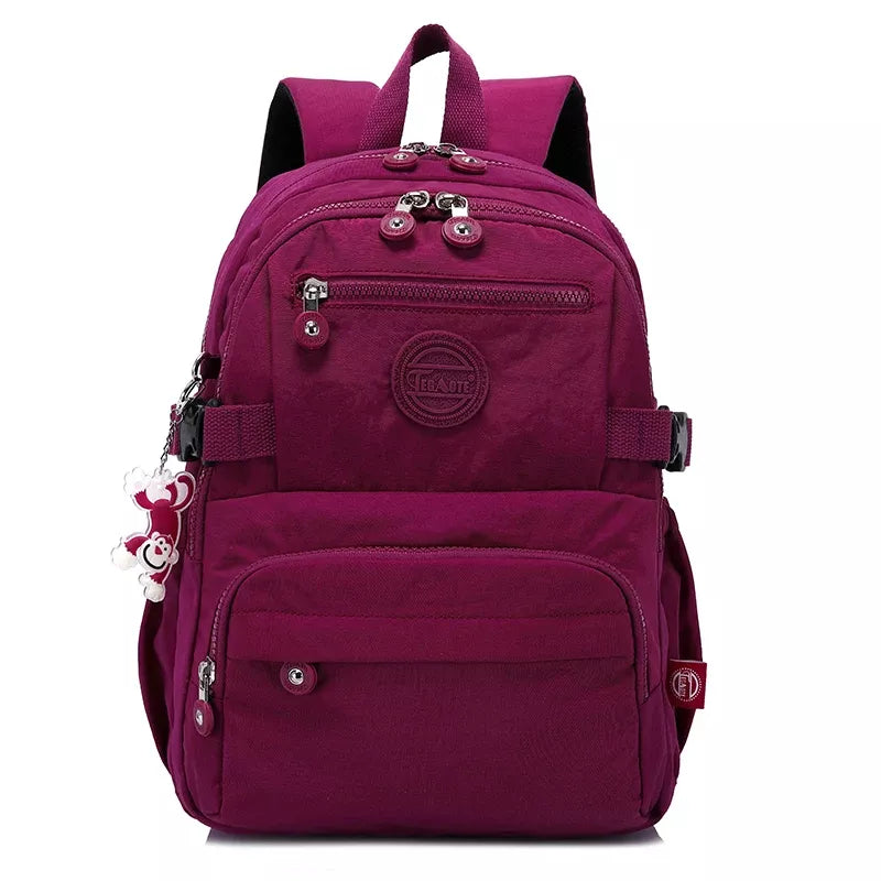Mochila Escolar Feminina Grande Alice Machimelo Roxo