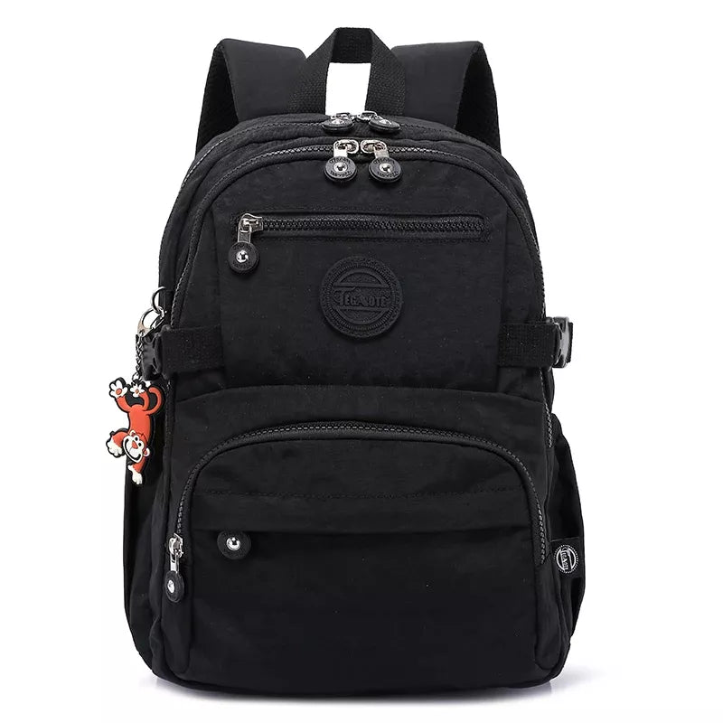 Mochila Escolar Feminina Grande Alice Machimelo Preto