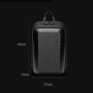 Mochila Executiva Antifurto Trava Tsa À Prova D'água Shield Preta - Machimelo
