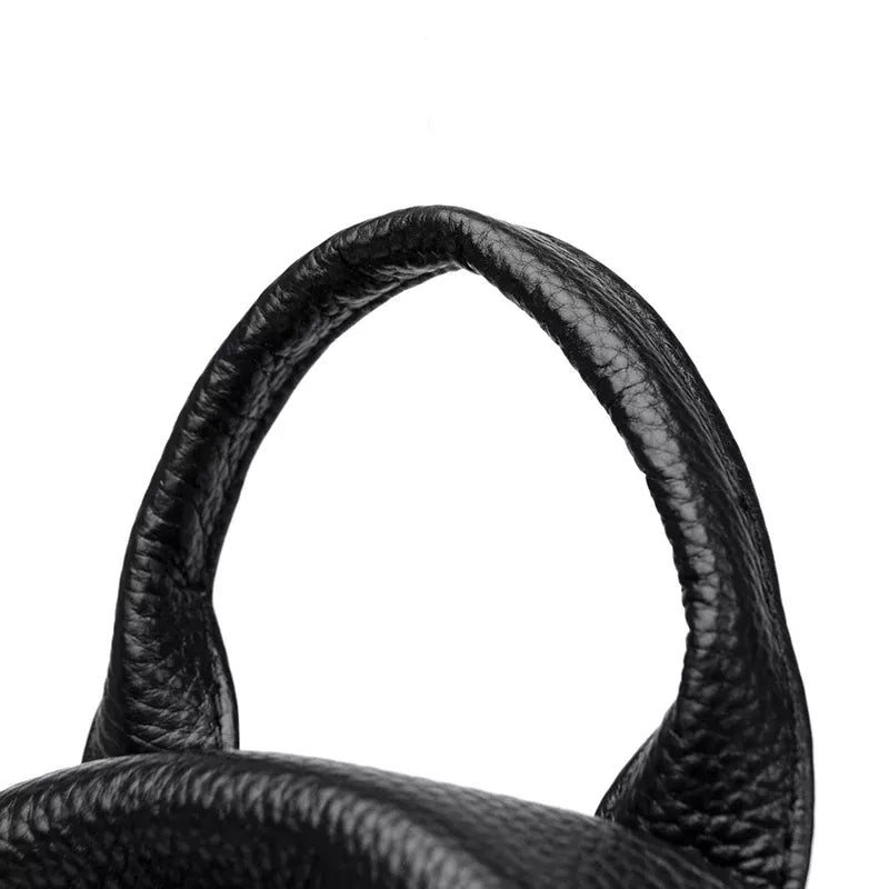 Mochila Feminina De Couro Melissa Machimelo Preta