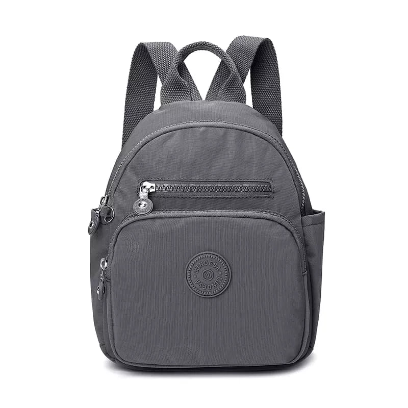 Mochila Feminina Pequena Fashion Cinza Escuro