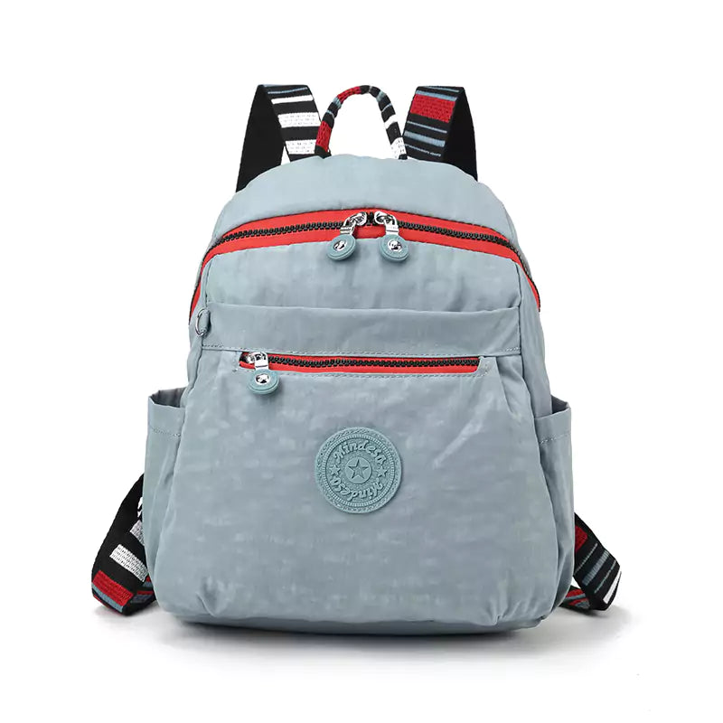 Mochila Feminina Pequena Minde Azul Claro - Machimelo