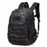 Mochila Tática Bravo 35 Litros Preta Camuflada - Machimelo