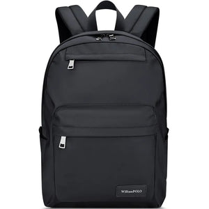 Mochila William Polo Escolar 14 Polegadas Rio Preta - Machimelo