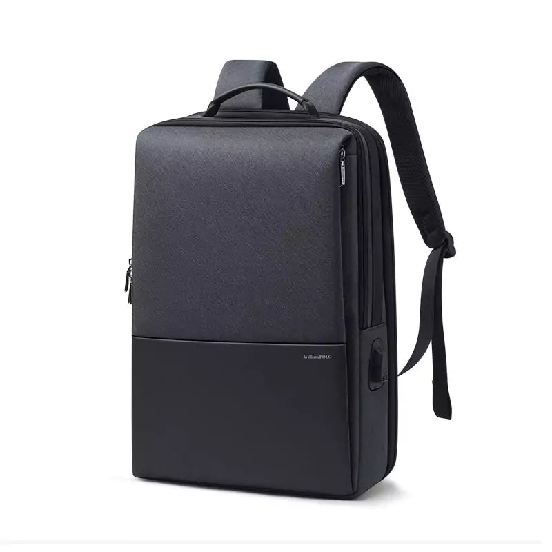 Mochila William Polo Executiva Urban Cinza - Machimelo