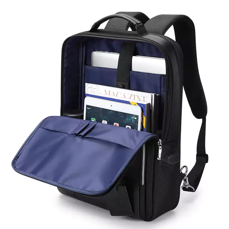 Mochila William Polo Para Notebook 15.6 e 17 Polegadas Executiva Preta - Machimelo