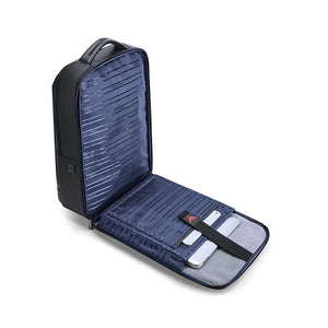 Mochila William Polo Para Notebook 15.6 Polegadas de Couro Ivor Preta - Machimelo
