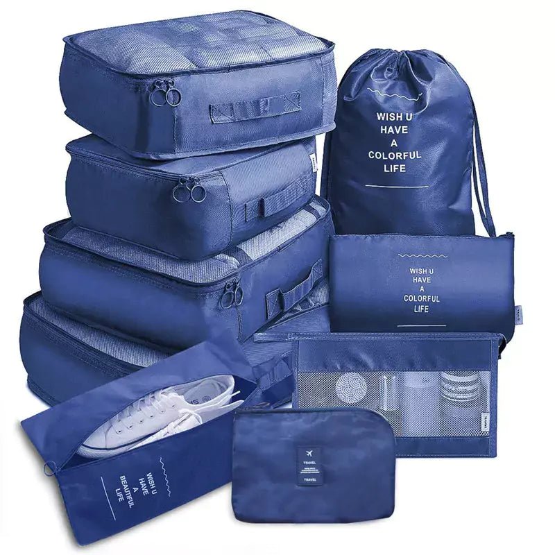Organizador De Mala De Viagem TravelEase 9 Peças - Machimelo
