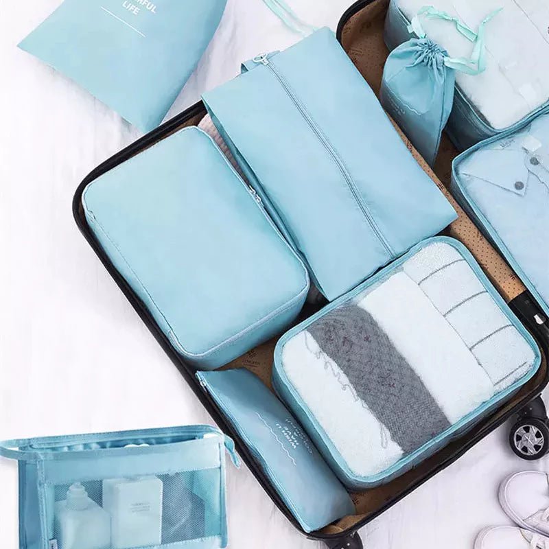Organizador De Mala De Viagem TravelEase 9 Peças - Machimelo