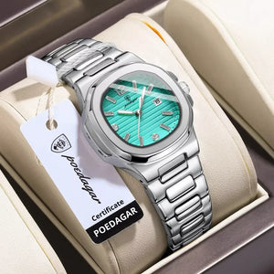 Relógio de Pulso Feminino Nautilus Poedagar Azul