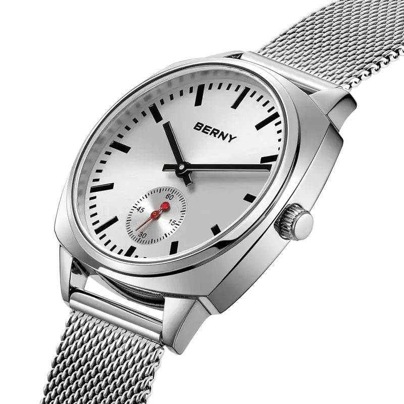 Relógio Feminino Prata Aurora analógico