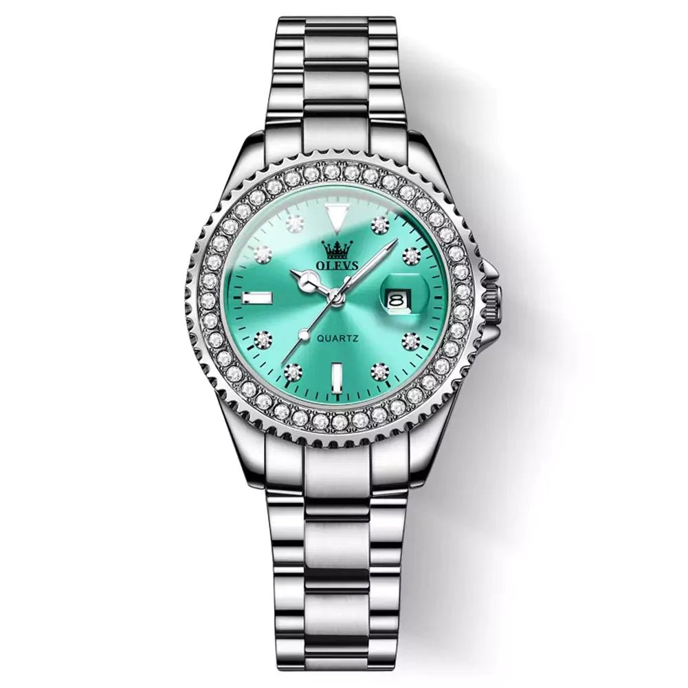 Relógio Feminino Quartz Lume Blue