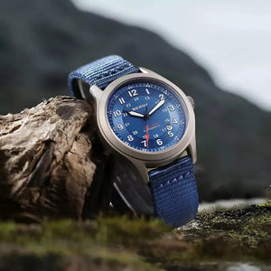 Relógio Masculino Automático Titanium Blue