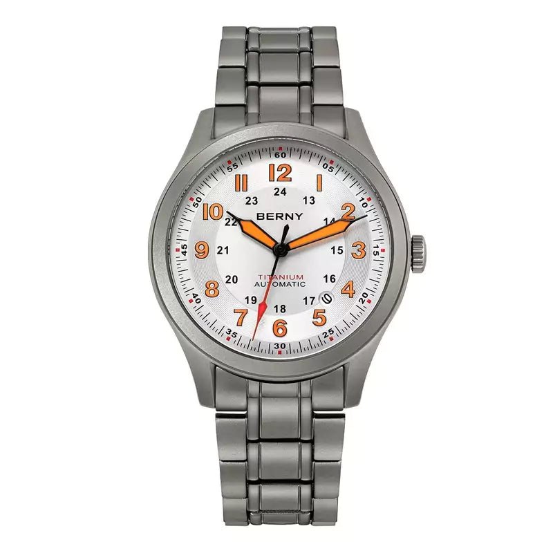 Relógio Masculino Automático Titanium White