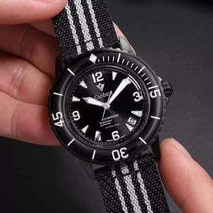 Relógio Masculino Mecânico Automático Cadisen Explorer Preto