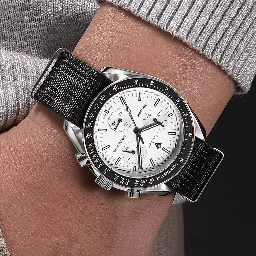 Relógio Masculino Quartzo Sky Explorer Branco