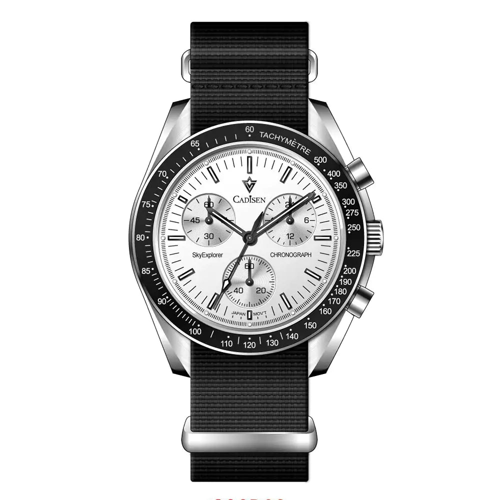 Relógio Masculino Quartzo Sky Explorer Branco