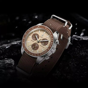 Relógio Masculino Quartzo Sky Explorer Marrom