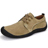 Sapatênis Masculino Couro Suede Khaki - Machimelo