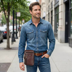 Bolsa Shoulder Bag Couro Denver Machimelo