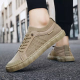 Tênis Casual Titanium Canvas Bege - Machimelo
