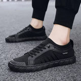 Tênis Casual Titanium Canvas Preto - Machimelo