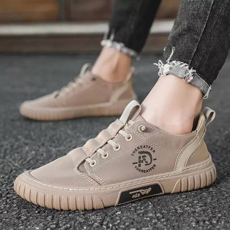 Tênis Confort Titanium Prático Khaki - Machimelo