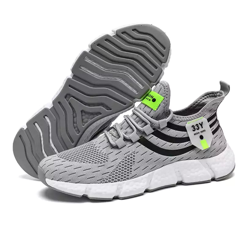 Tênis Para Academia Running Cinza - Machimelo