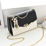 Bolsa Feminina Pequena Pérola Preta - Machimelo