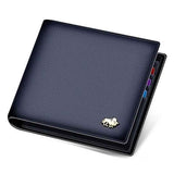 Carteira Masculina Couro Bison Denim Original Bifold Azul - Machimelo