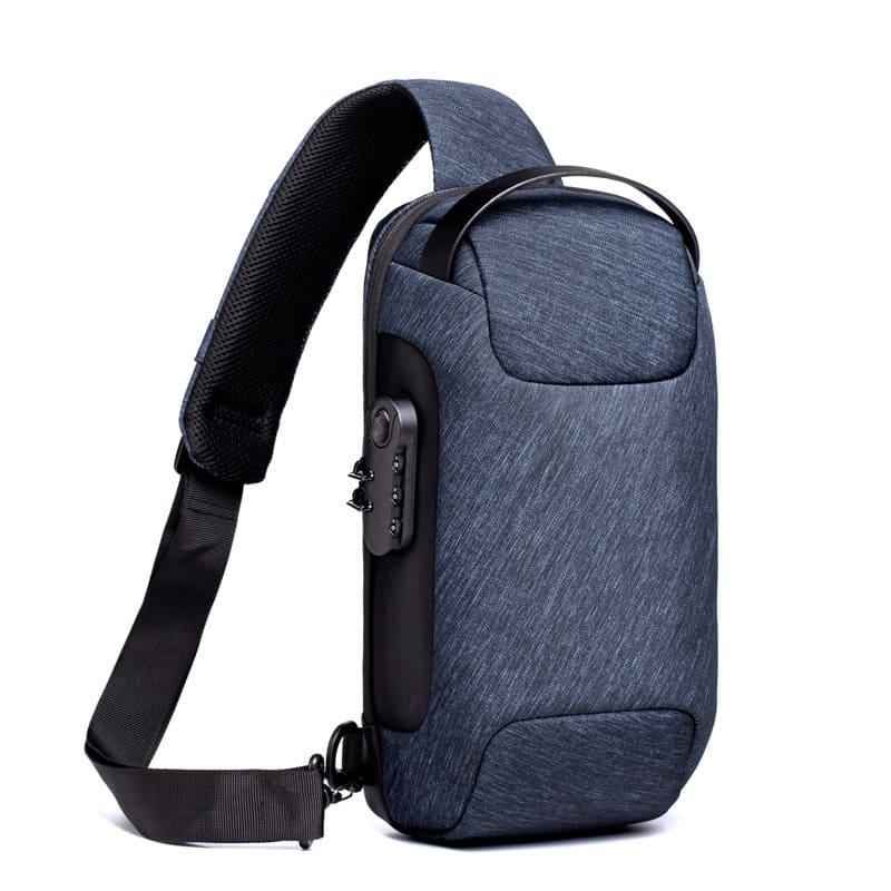 Mochila Antifurto Impermeável Urban Azul - Machimelo