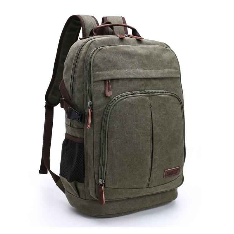 Mochila De Lona Masculina Para Notebook