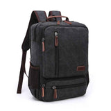 Mochila De Lona Masculina Vintage Executiva