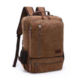 Mochila De Lona Masculina Vintage Executiva