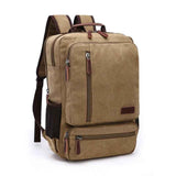 Mochila De Lona Masculina Vintage Executiva