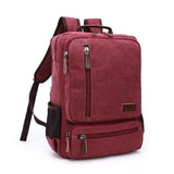 Mochila De Lona Masculina Vintage Executiva